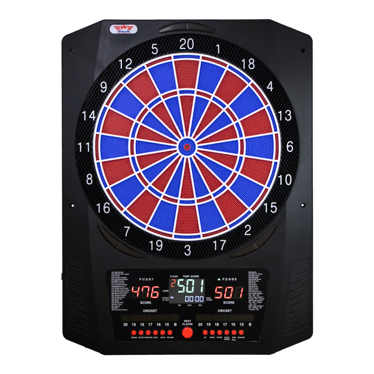 Bulls NL Universum Pro Light Electronic Dartboard - Crveno-plava