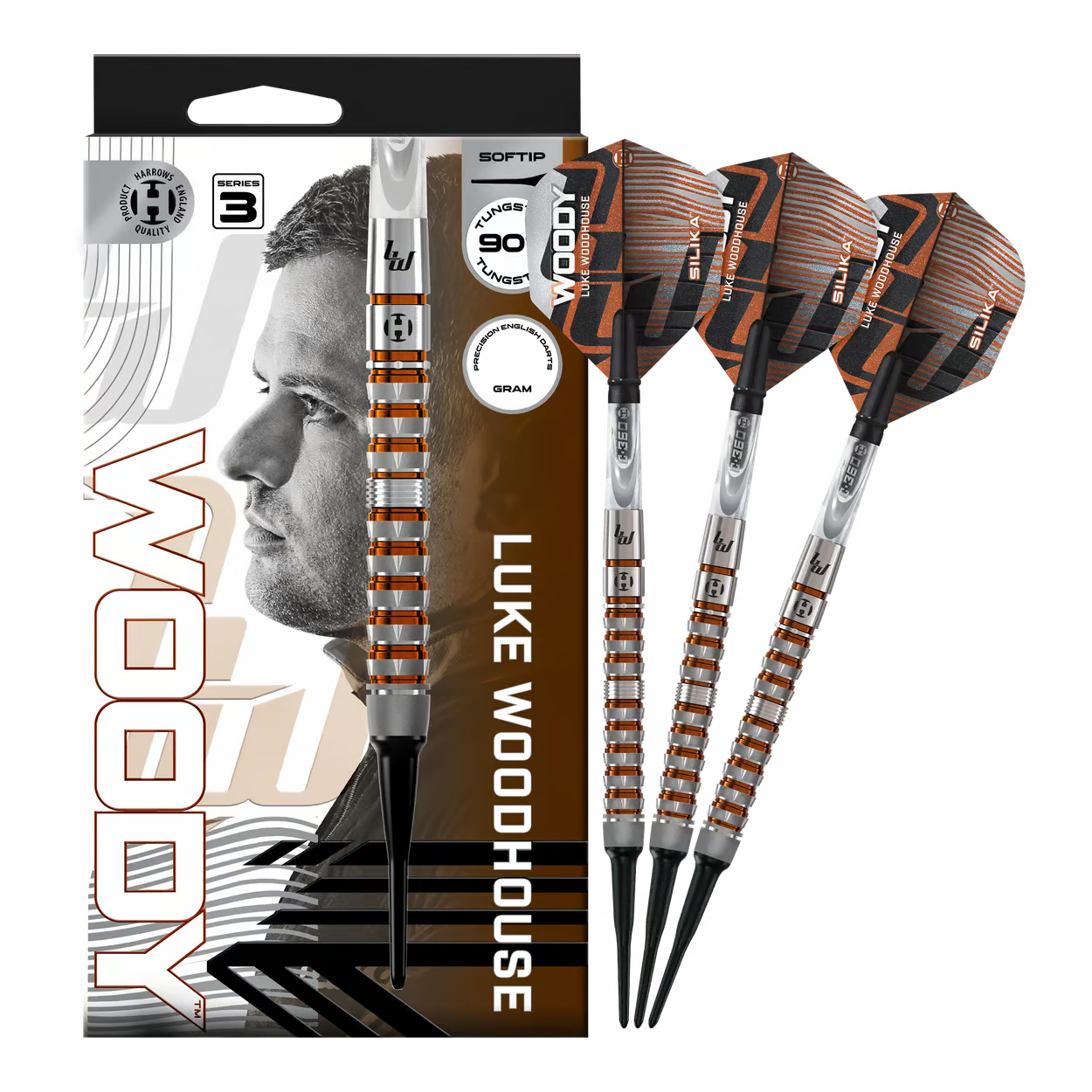 Harrows Luke Woodhouse Series 3 soft tip - 20g ukupno (utezi 18g)