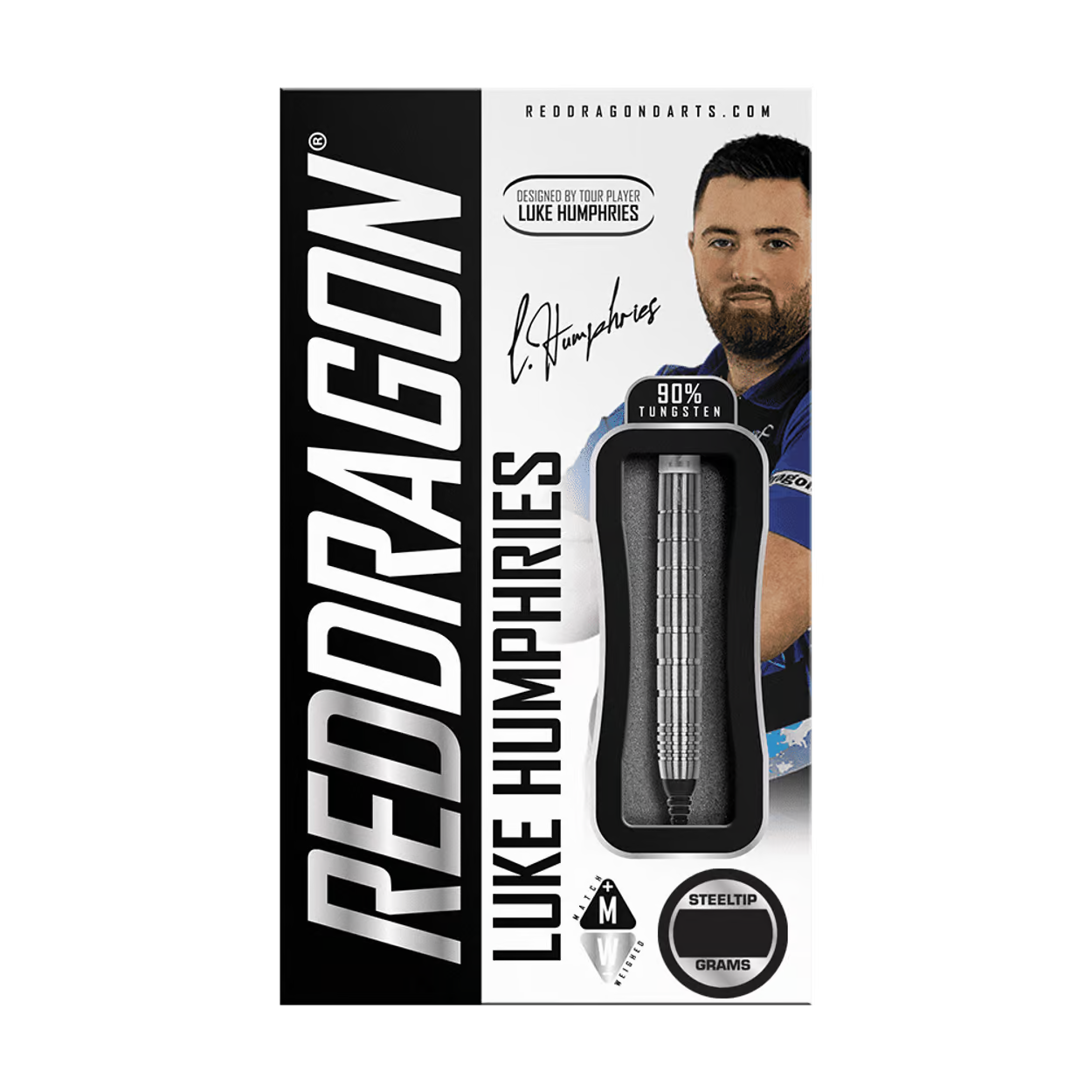 Red Dragon Luke Humphries TX1 soft tip - 20g ukupno (utezi 18g)