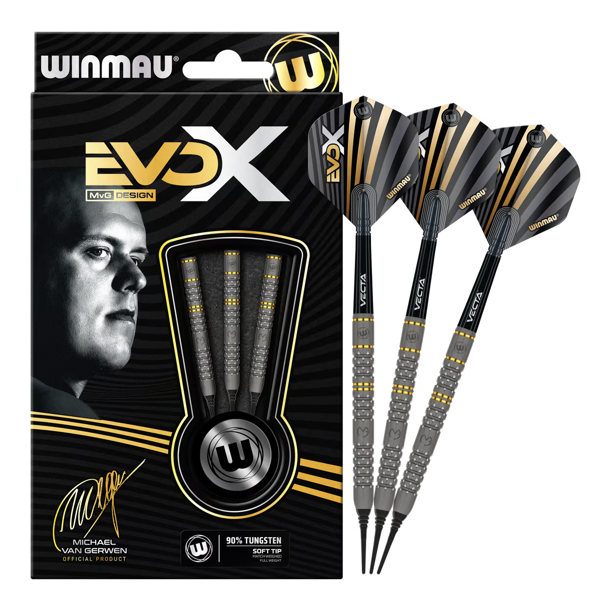 Winmau Michael Van Gerwen Evo-X soft tip - 20g ukupno (utezi 18g)